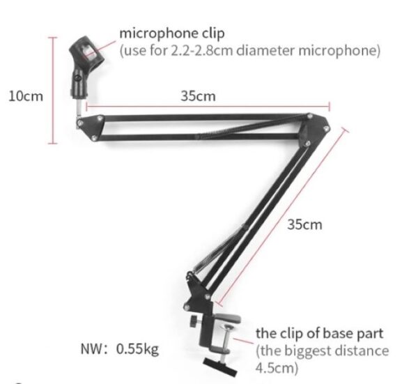 Podcast Mic Boom Arm - Image 3