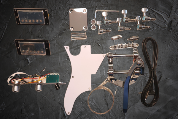 Slimline Tele Style Semi-Hollow Body DIY Kit w/Maple FB by Budreau Guitars - Image 3