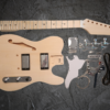 Slimline Tele Style Semi-Hollow Body DIY Kit w/Maple FB by Budreau Guitars